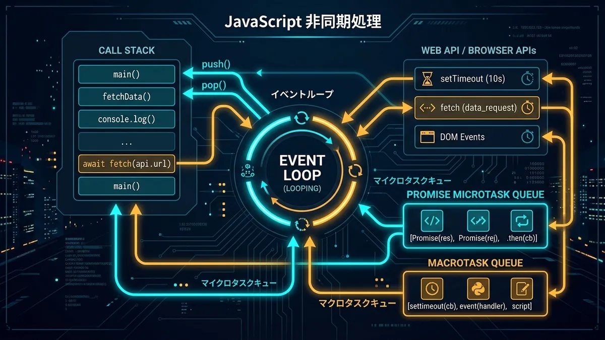 Người mới học JavaScript thử tìm hiểu bản chất của “Bất đồng bộ (Asynchronous)” (JS初心者が『非同期』を理解してみた)